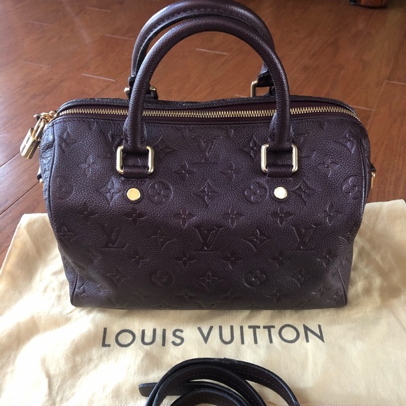 Louis Vuitton Speedy Bandouliere Empreinte Grenat - Picture 3 of 8